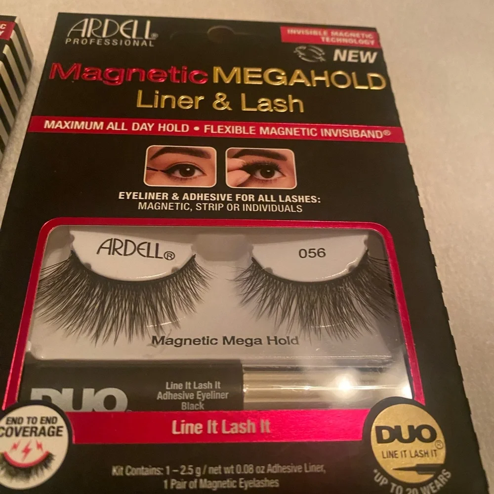 2- packs NEW Ardell Magnetic Megahold Liner & Lash Set - Picture 3 of 4